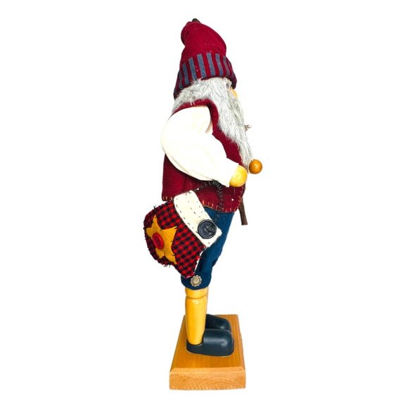 Grandeur Noel 24" Wooden Santa w/Bird & Birdhouse Nutcracker Limited Edition - Picture 12 of 12